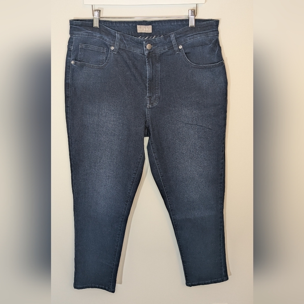 Ted Baker Mens Dark Wash Straight Leg Jean 34x30